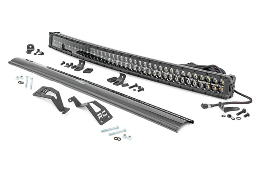 LED Light Kit | Front Mount | 40" Black Dual Row | White DRL | Can-Am Commander Max 1000