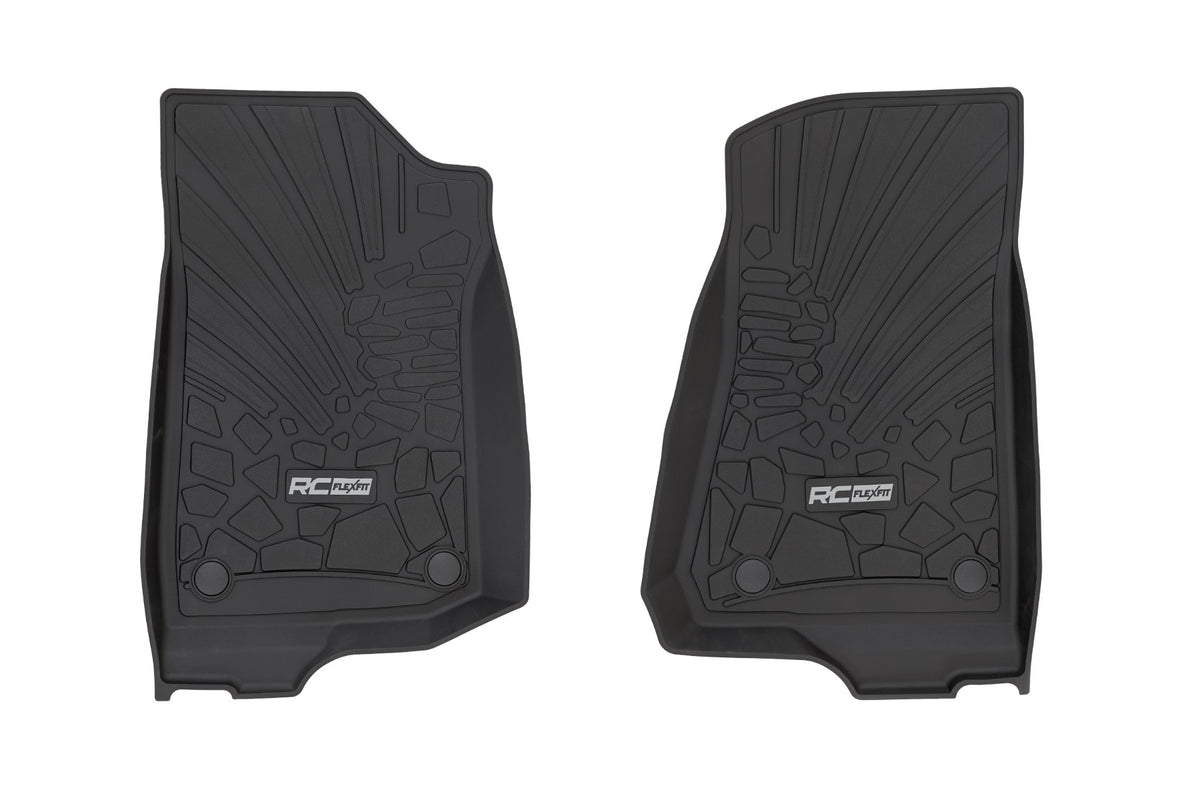 Flex Fit Floor Mats | FR | 2 Door | Jeep Wrangler JL 4WD (2018-2026)