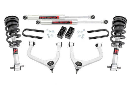 3.5 Inch Lift Kit | M1 | Rear Mono Leaf | Chevy Silverado 1500 2WD/4WD (25-26)