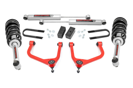 3.5 Inch Lift Kit | Mono Leaf Rear | N3 Struts | GMC Sierra 1500 2WD/4WD (2019-2025 & Classic)