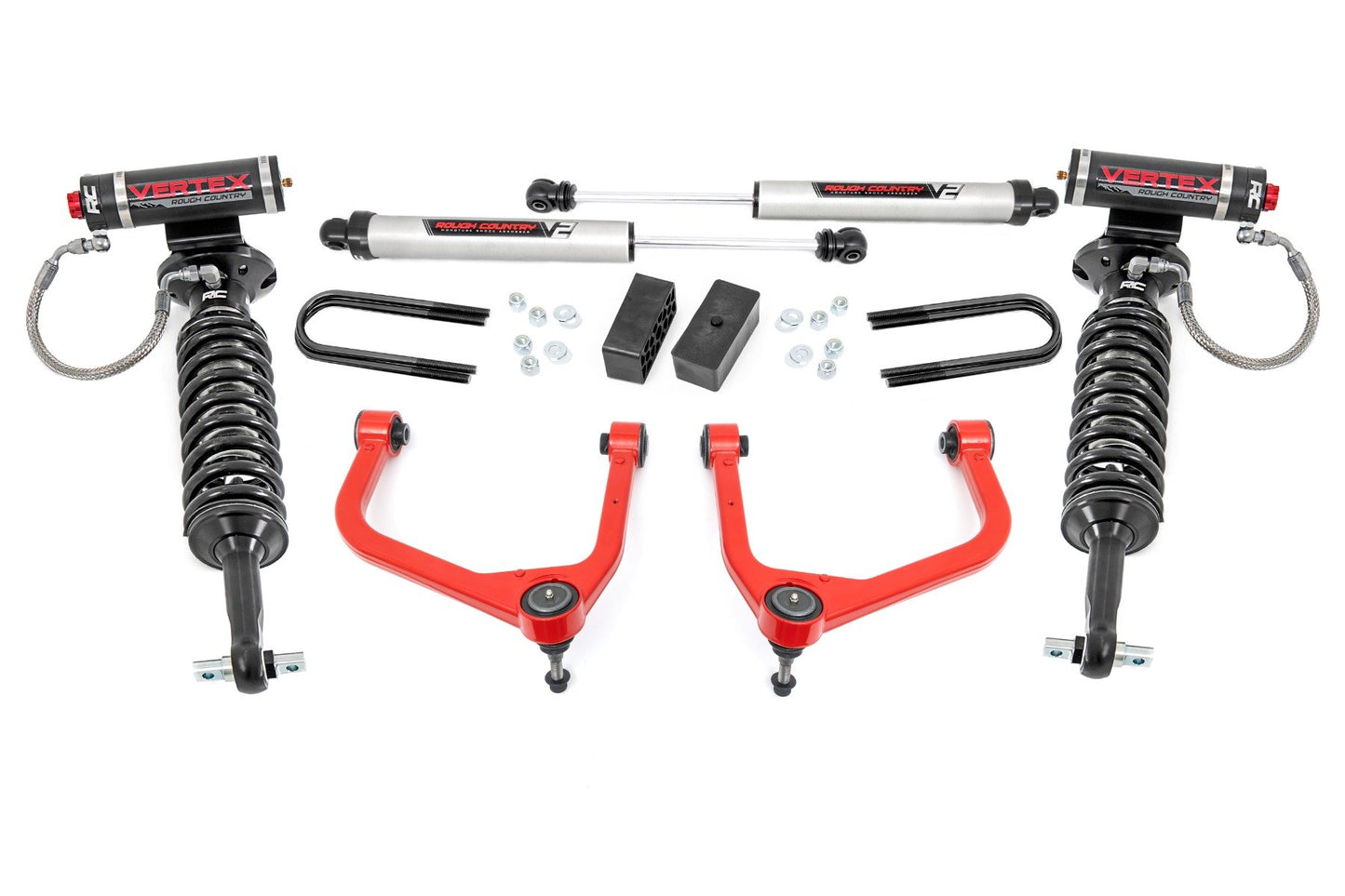 3.5 Inch Lift Kit | Mono Leaf Rear | Vertex/V2 | GMC Sierra 1500 2WD/4WD (2019-2025 & Classic)