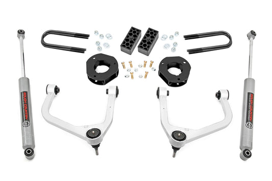 3.5 Inch Lift Kit | Rear Mono Leaf | Chevy Silverado 1500 2WD/4WD (2022-2025)