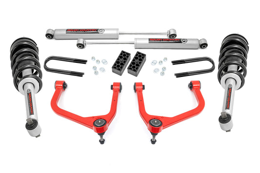 3.5 Inch Lift Kit | N3 Struts | Rear Mono Leaf | Chevy Silverado 1500 (22-25)