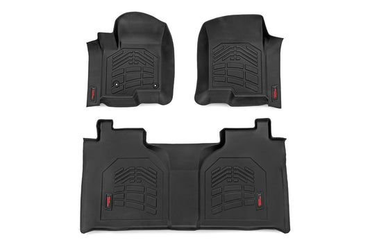 Sure-Fit Floor Mats | FR & RR | FR Bucket | Crew | Chevy/GMC 1500/2500HD/3500HD (19-25 & Classic)