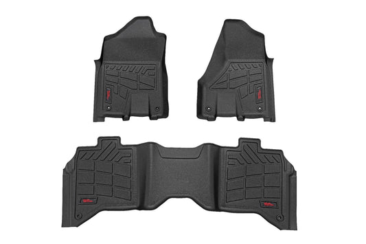 Sure-Fit Floor Mats | Front & Rear | Crew | Ram 2500/3500 2WD/4WD (2019-2024)