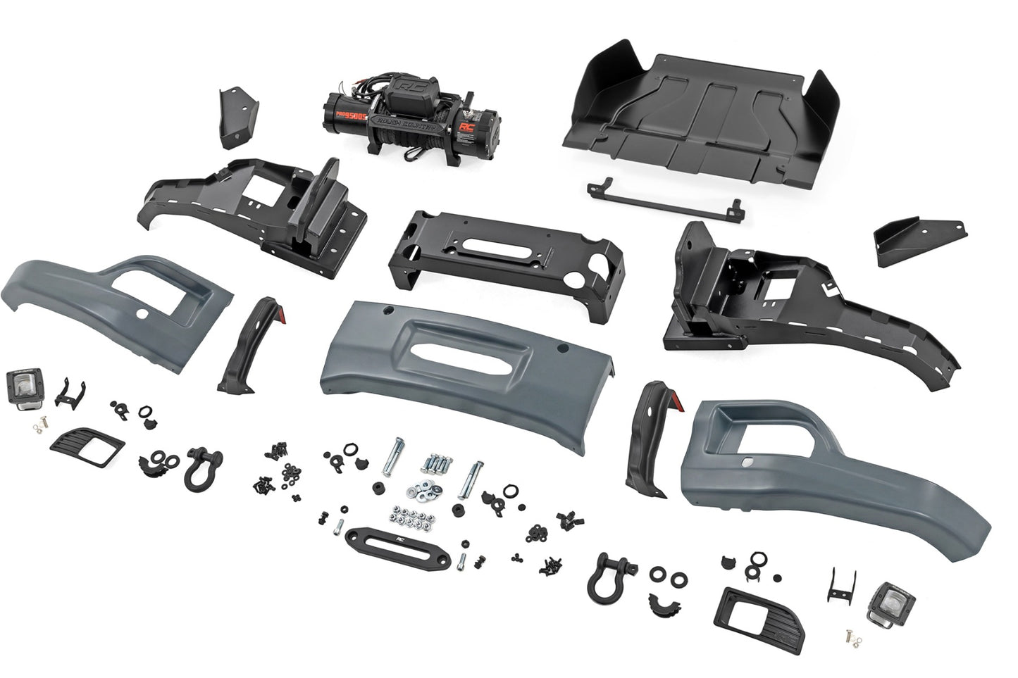 Front FXS Bumper | 12000S | GNO Slate Gray | Chevy Silverado 1500 (23-26)