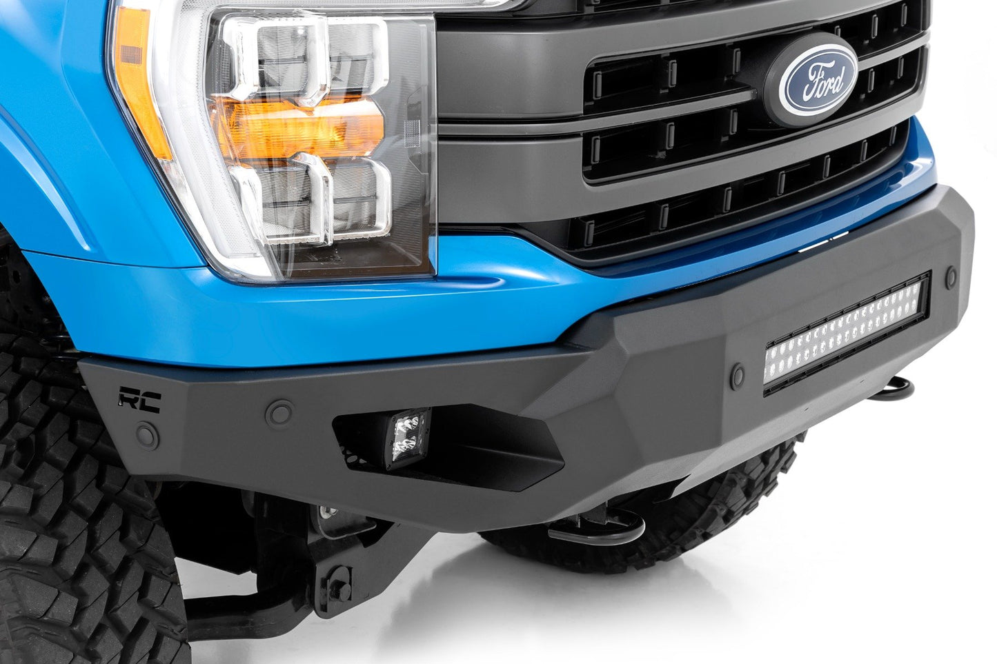 High Clearance Front Bumper | LED Lights & Skid Plate | Ford F-150 (21-25)