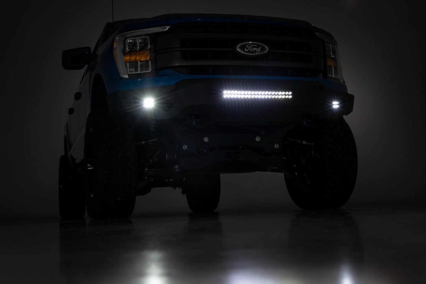 High Clearance Front Bumper | LED Lights & Skid Plate | Ford F-150 (21-25)