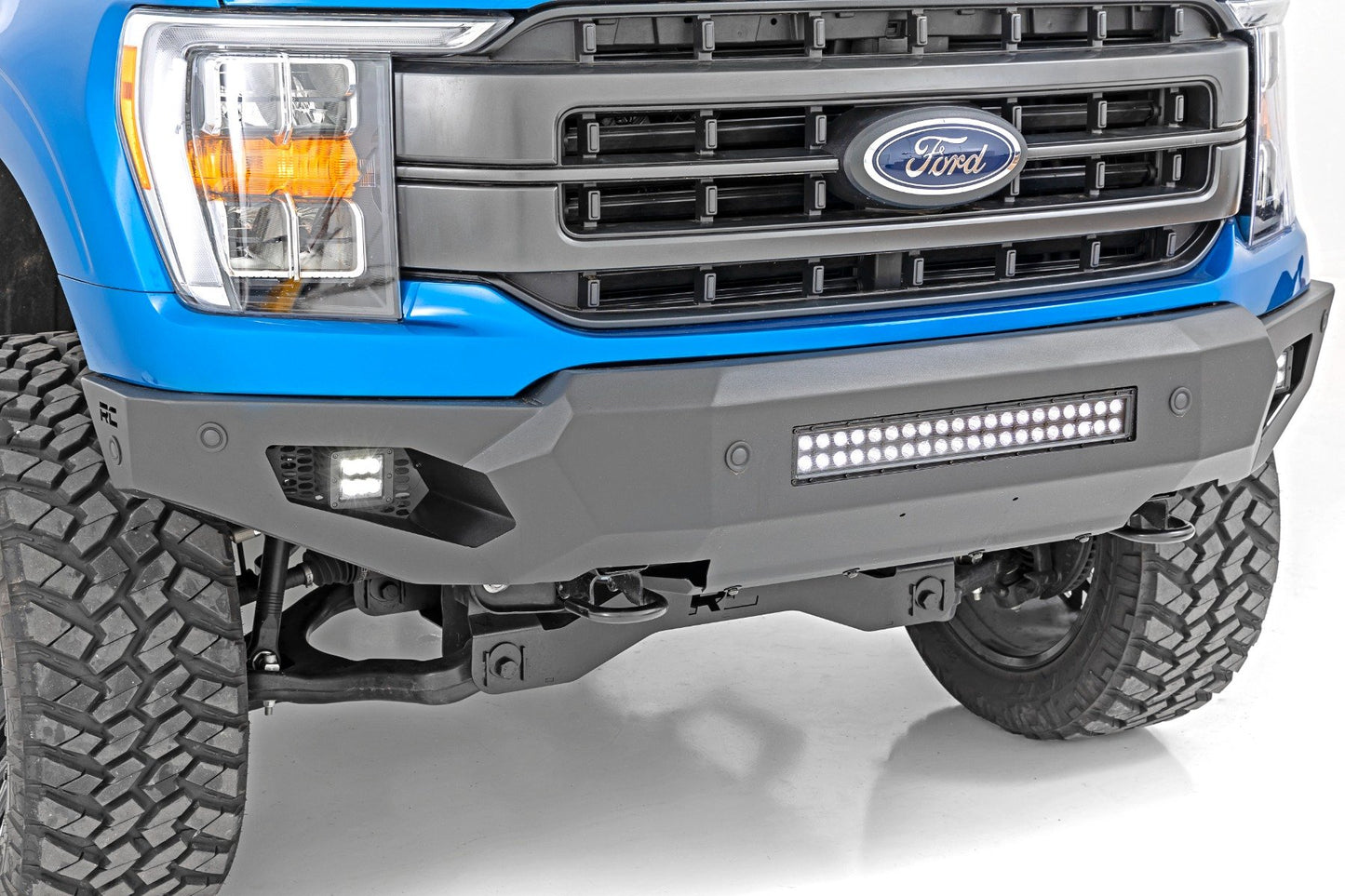 High Clearance Front Bumper | LED Lights & Skid Plate | Ford F-150 (21-25)