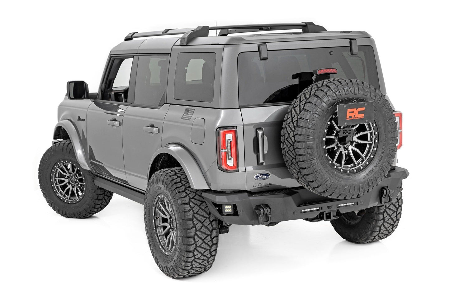 Rear Bumper | Black Series LED | 6" Pair | Slim Line | | Ford Bronco (21-25)