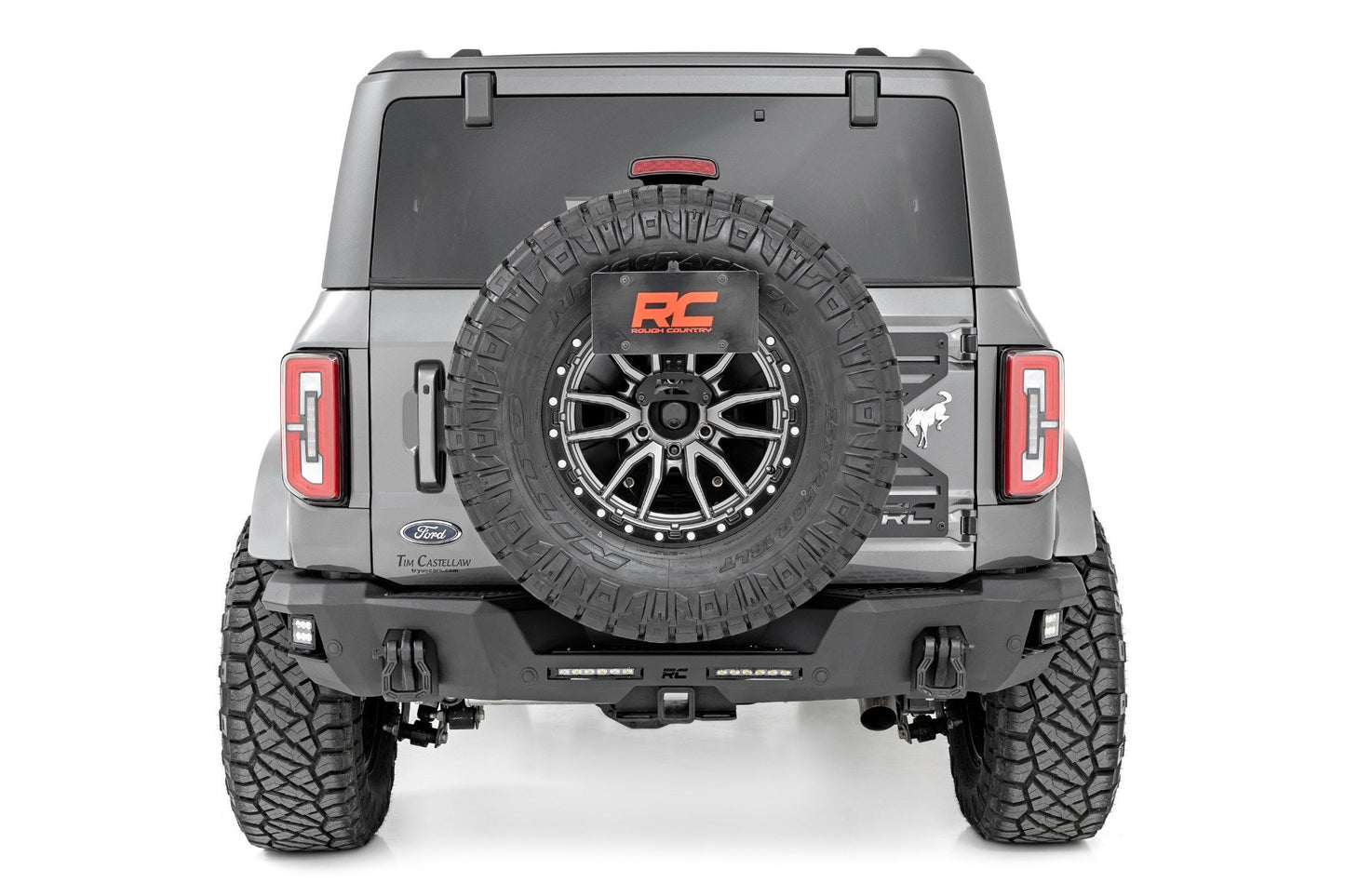 Rear Bumper | Black Series LED | 6" Pair | Slim Line | | Ford Bronco (21-25)