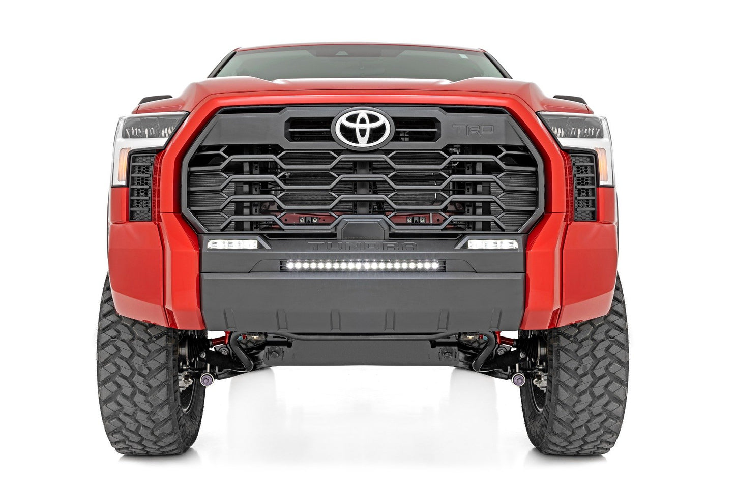 LED Light Kit | Bumper Mount | 20" Black Slim Line | Toyota Tundra (22-25)