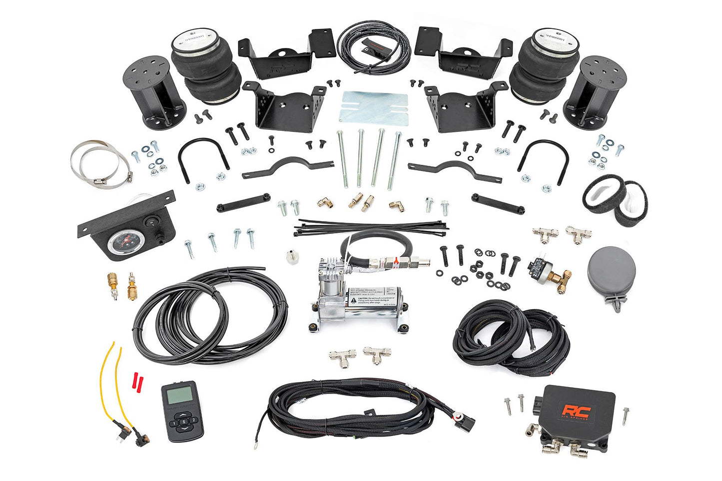 Air Spring Kit w/compressor | Wireless Controller | 7 Inch Lift Kit | Chevy/GMC 2500HD/3500HD (20-25