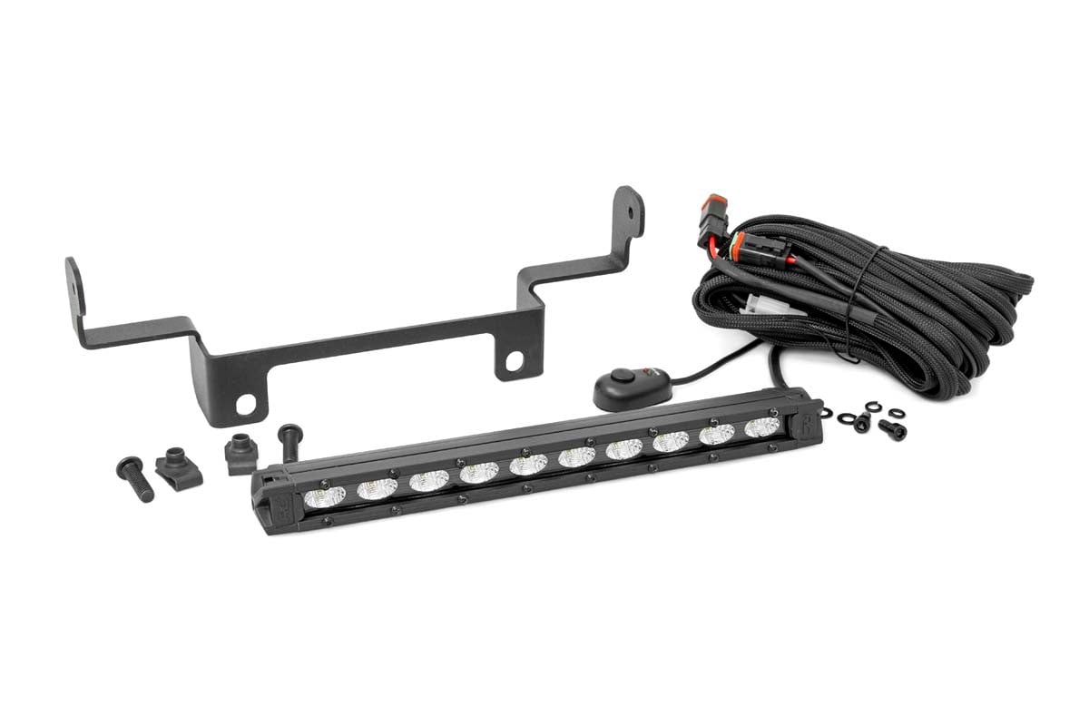 LED Light Kit | Bumper Mount | 10" Black Slimline | Honda Pioneer 1000-5