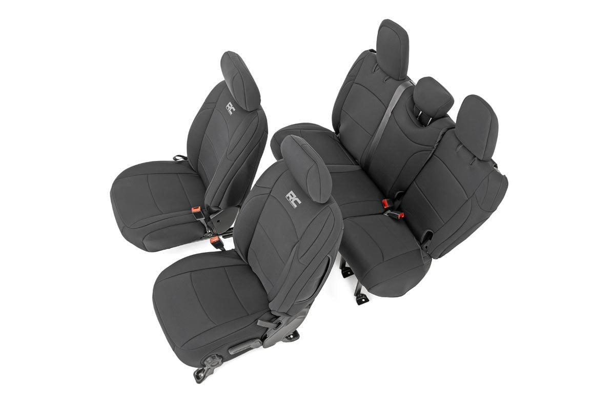 Seat Covers | Front and Rear | Jeep Wrangler Unlimited 4WD (2018-2025)