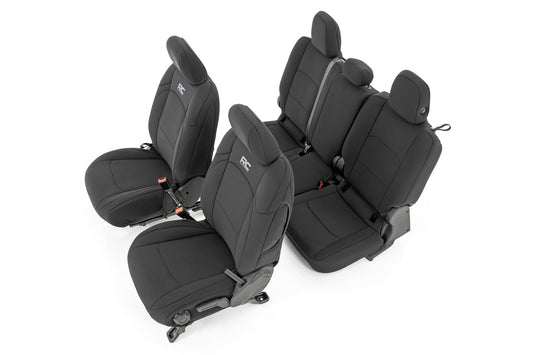 Seat Covers | Front and RR w/ Cup Holder | Jeep Gladiator JT 4WD (2020-2025)
