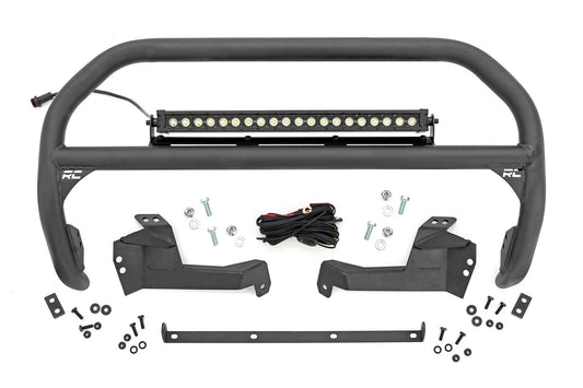 Nudge Bar | 20 Inch BLK DRL Single Row LED | Ford Bronco Sport 4WD (21-25)