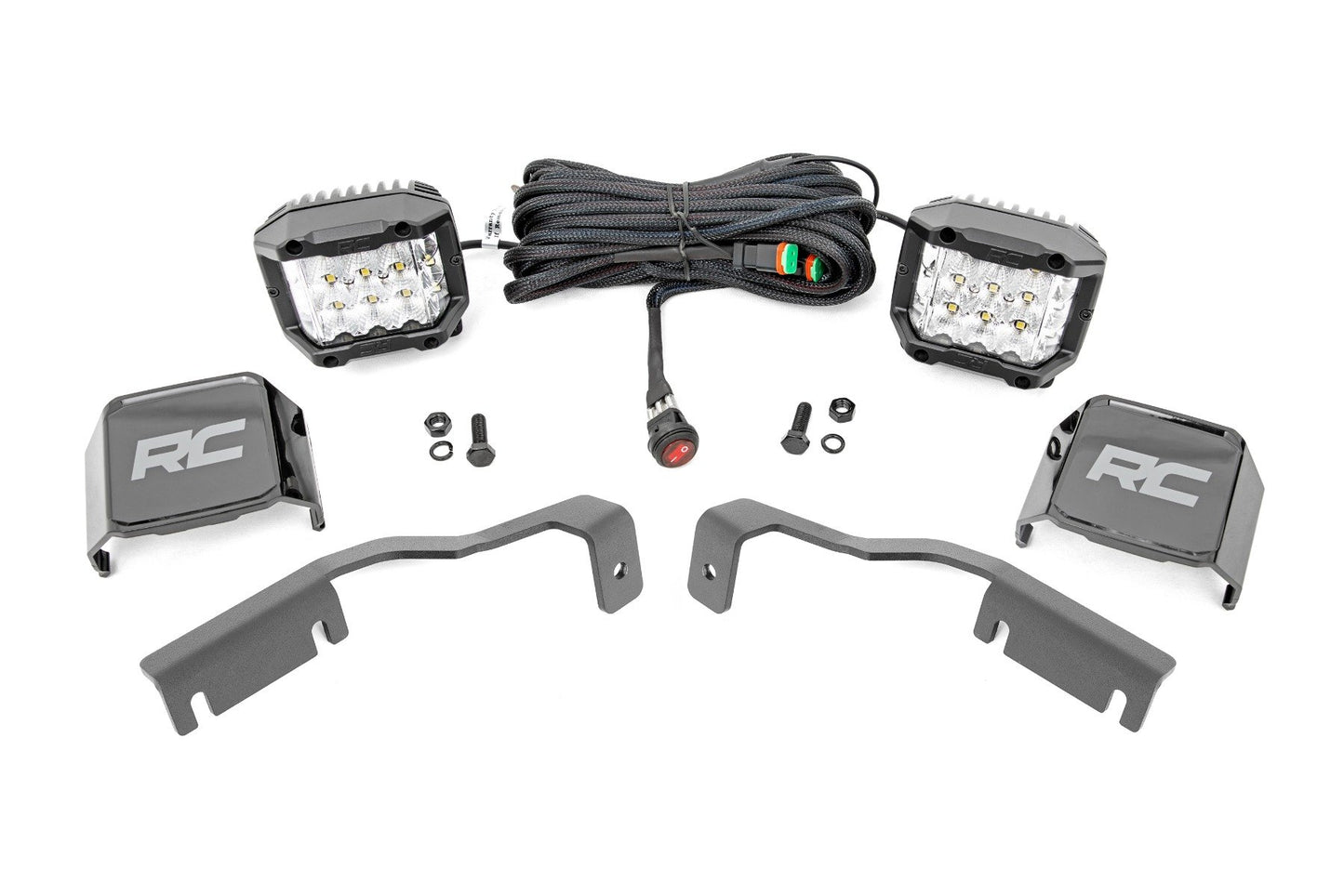 LED Light Kit | Ditch Mount |  3" OSRAM | Wide | Nissan Frontier (22-24)