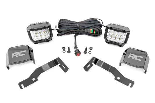 LED Light Kit | Ditch Mount |  3" OSRAM | Wide | Toyota Tacoma 2WD/4WD (24-25)