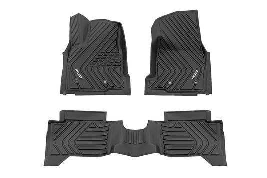 Flex Fit Floor Mats | Front & Rear | Crew | Toyota Tacoma 2WD/4WD (2024-2025)