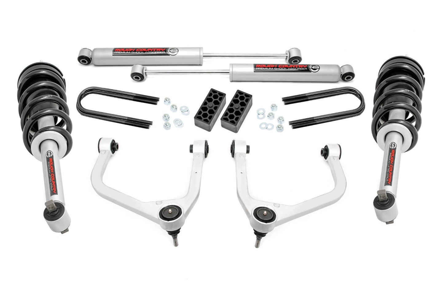 3.5 Inch Lift Kit | N3 Struts | Chevy Silverado 1500 2WD/4WD (2025)