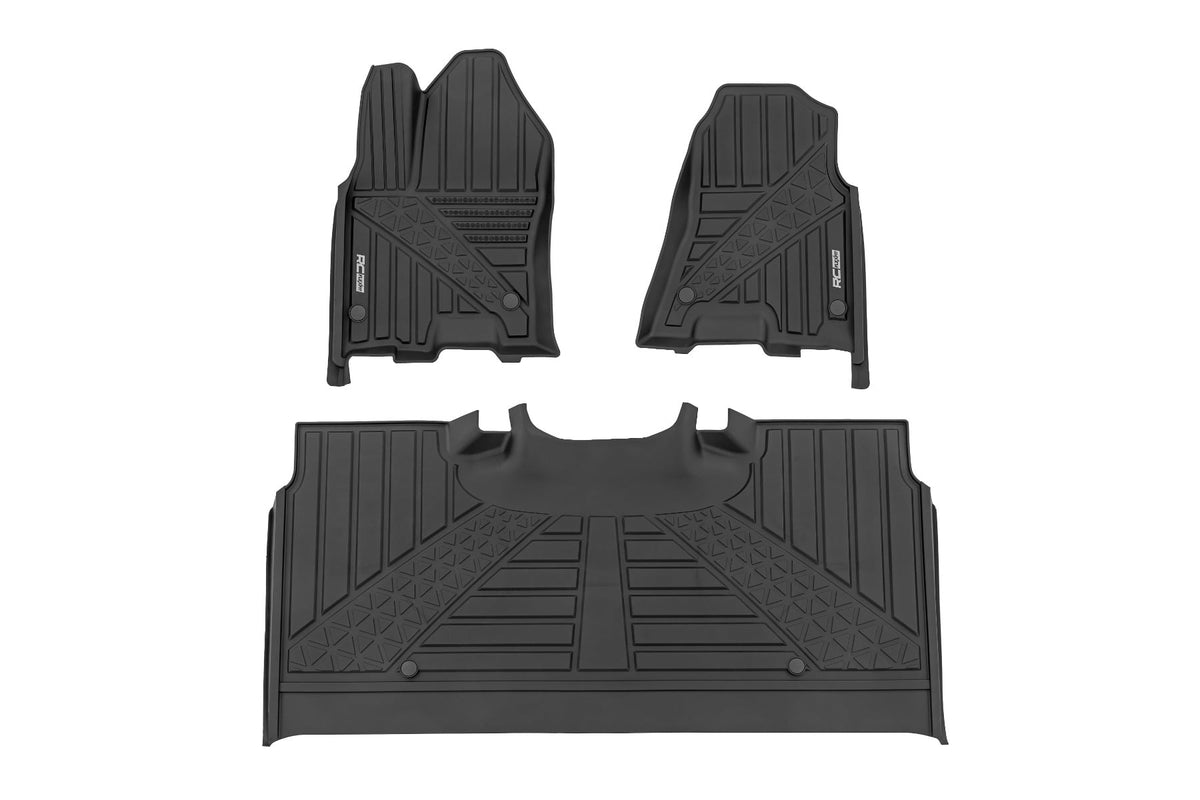 Flex-Fit Floor Mats | FR & RR | Crew | Ram 1500 2WD/4WD (2025-2026)