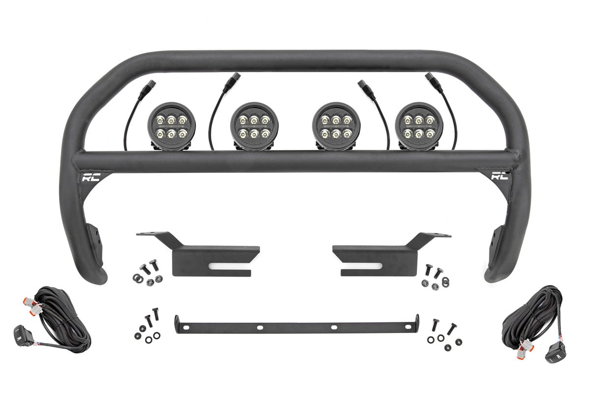 Nudge Bar | 3.5 Inch Round Led (x4) | Ford Bronco 4WD (2021-2025)