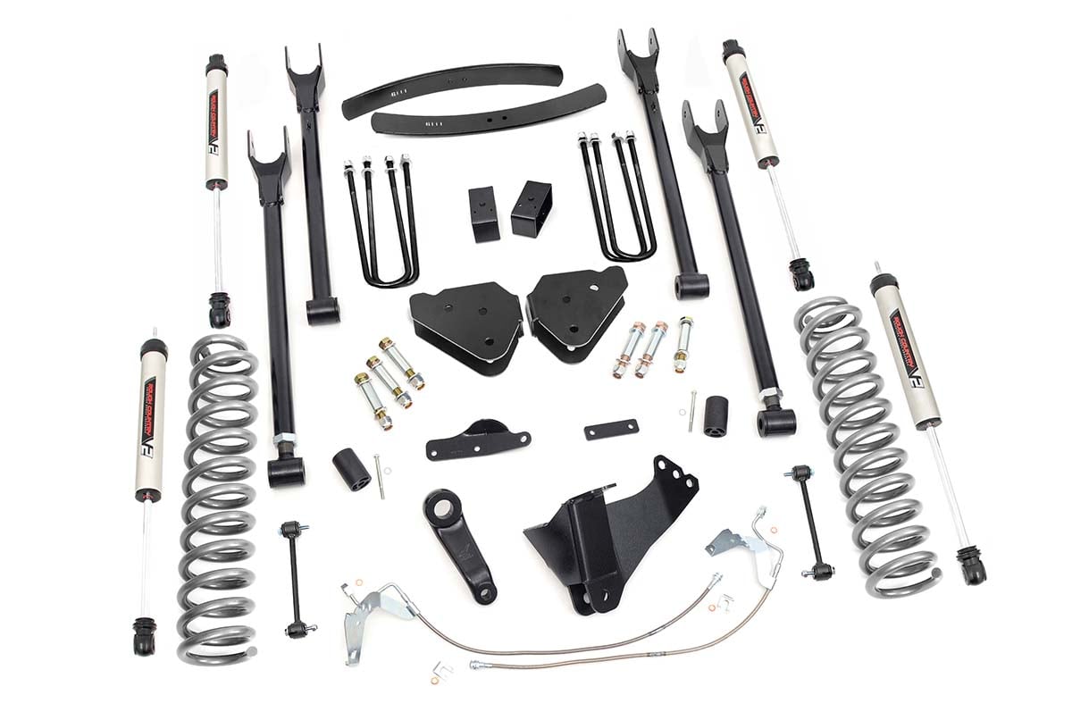 6 Inch Lift Kit | Gas | 4 Link | V2 | Ford F-250/F-350 Super Duty 4WD (08-10)