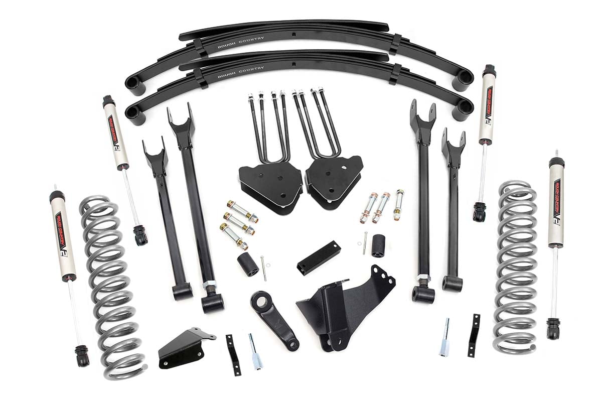 8 Inch Lift Kit | 4 Link | RR Springs | V2 | Ford F-250/F-350 Super Duty (05-07)