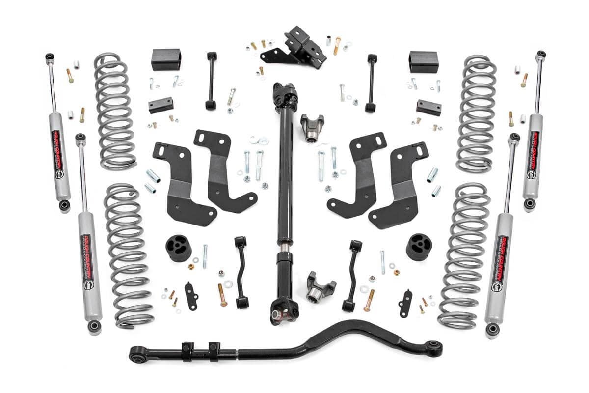 3.5 Inch Lift Kit | C/A Drop | Front D/S | Jeep Wrangler JL Rubicon (18-23)