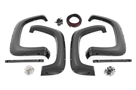 Pocket Fender Flares | G42 White Sands | Chevy Silverado 2500 HD/3500 HD (20-26)