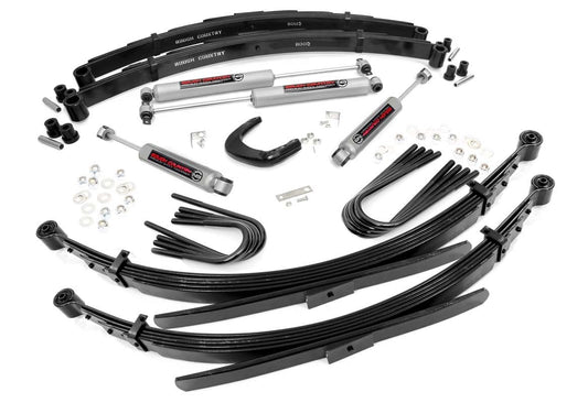 4 Inch Lift Kit | 56 Inch Rear Springs | Chevy/GMC 3/4-Ton Suburban/C25/K25 Truck (73-76)
