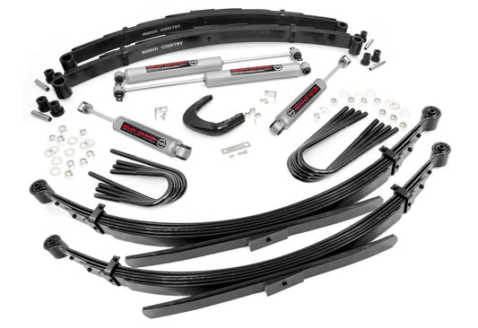 4 Inch Lift Kit | 56 Inch RR Springs | Chevy/GMC 3/4-Ton Suburban 4WD (88-91)