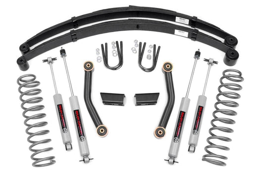 3 Inch Lift Kit | Series II | RR Springs | Jeep Cherokee XJ 2WD/4WD (84-01)