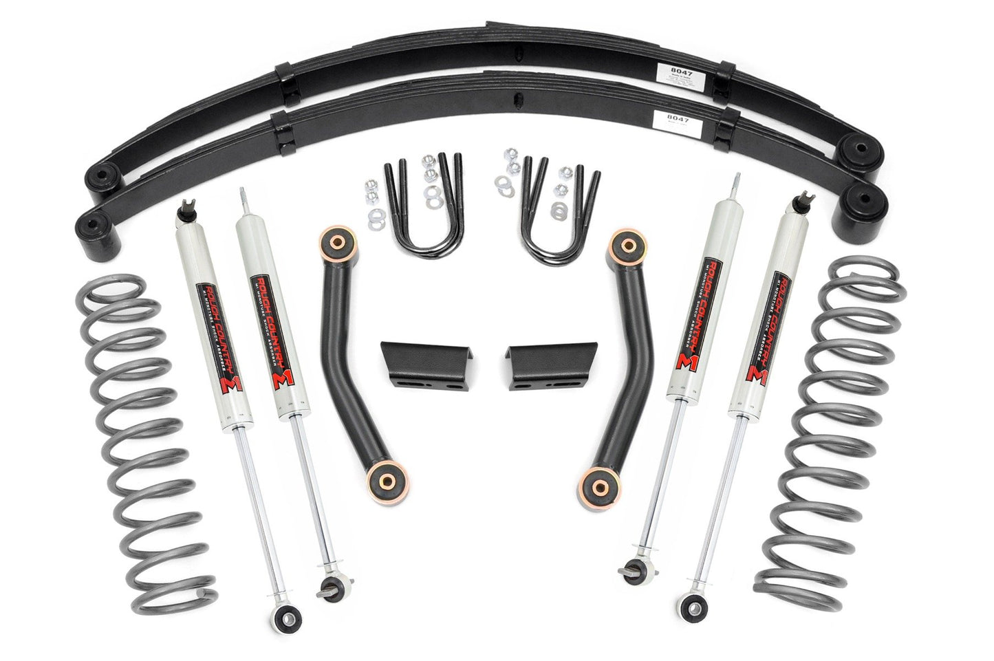 3 Inch Lift Kit | Series II | RR Springs | M1 | Jeep Cherokee XJ (84-01)
