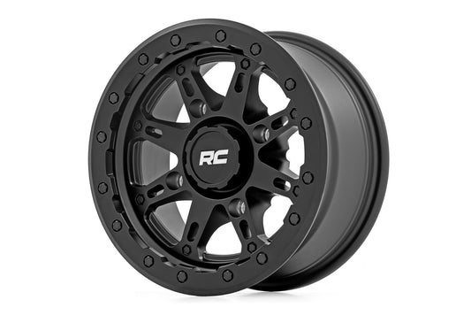 Rough Country 94 Series Wheel | UTV | Matte Black | 14x7 | 4-137 | +10mm