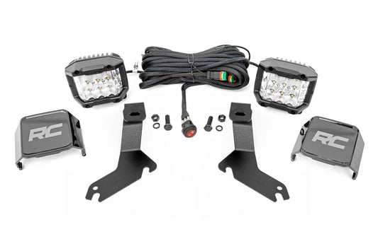 LED Light Kit | Ditch Mount |  3" OSRAM | Wide | Chevy Silverado 1500 (99-06)