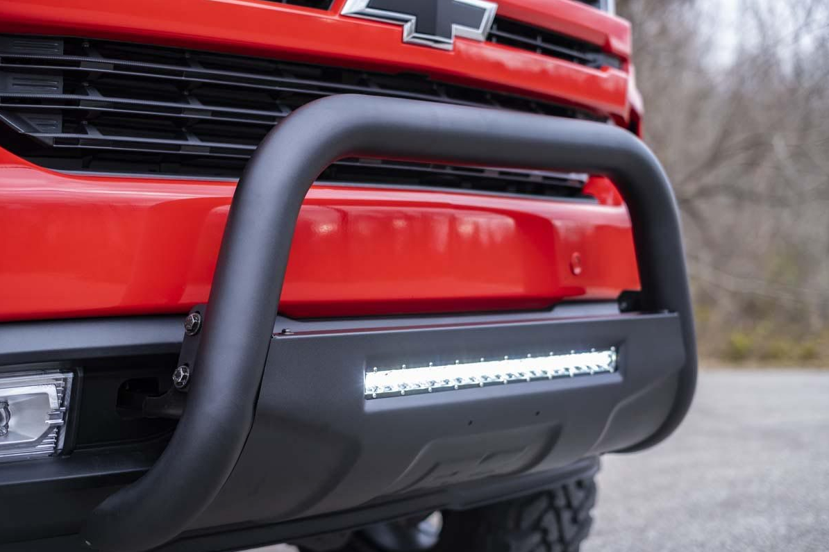 Rough Country Bull Bar With Light Bar for 2019-2021 Silverado