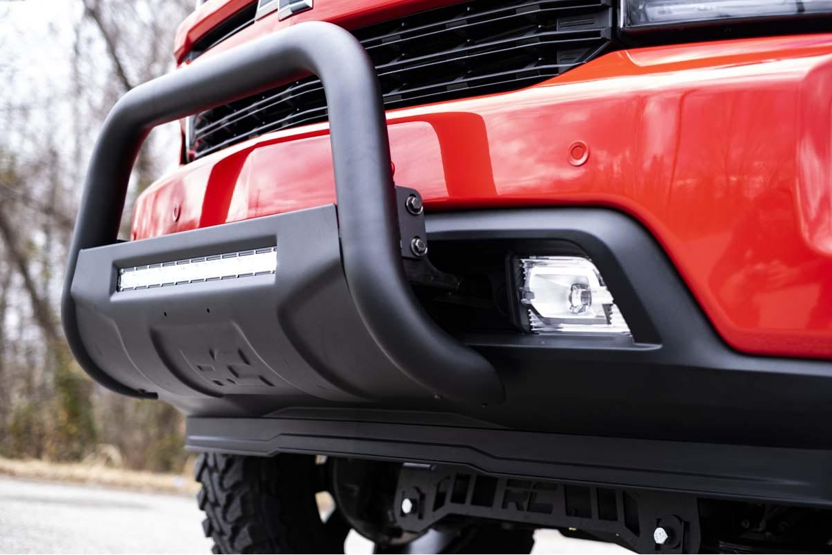 Rough Country Bull Bar With Light Bar for 2019-2021 Silverado