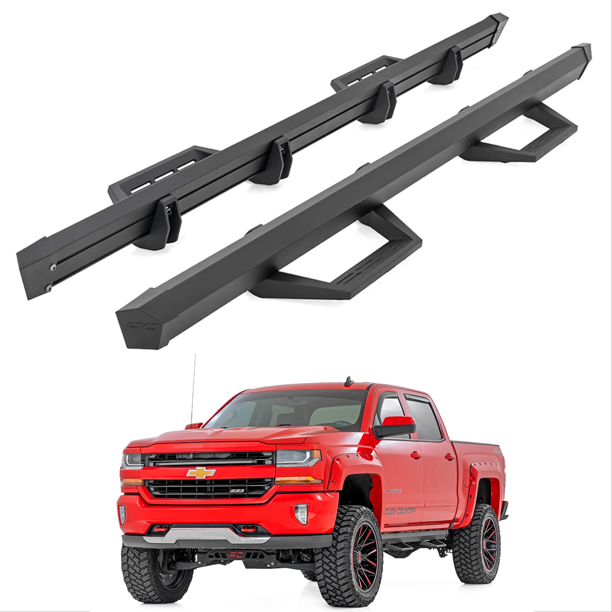 SRL2 Adjustable Steps for 07-18 Silverado and Sierra Crew Cab