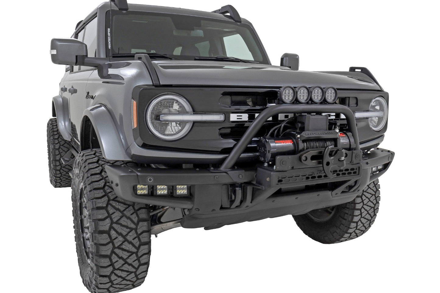 Safari Bar | 12" LED Light Bar | Black | Dual Row | OE Modular Steel | Ford Bronco (21-25)