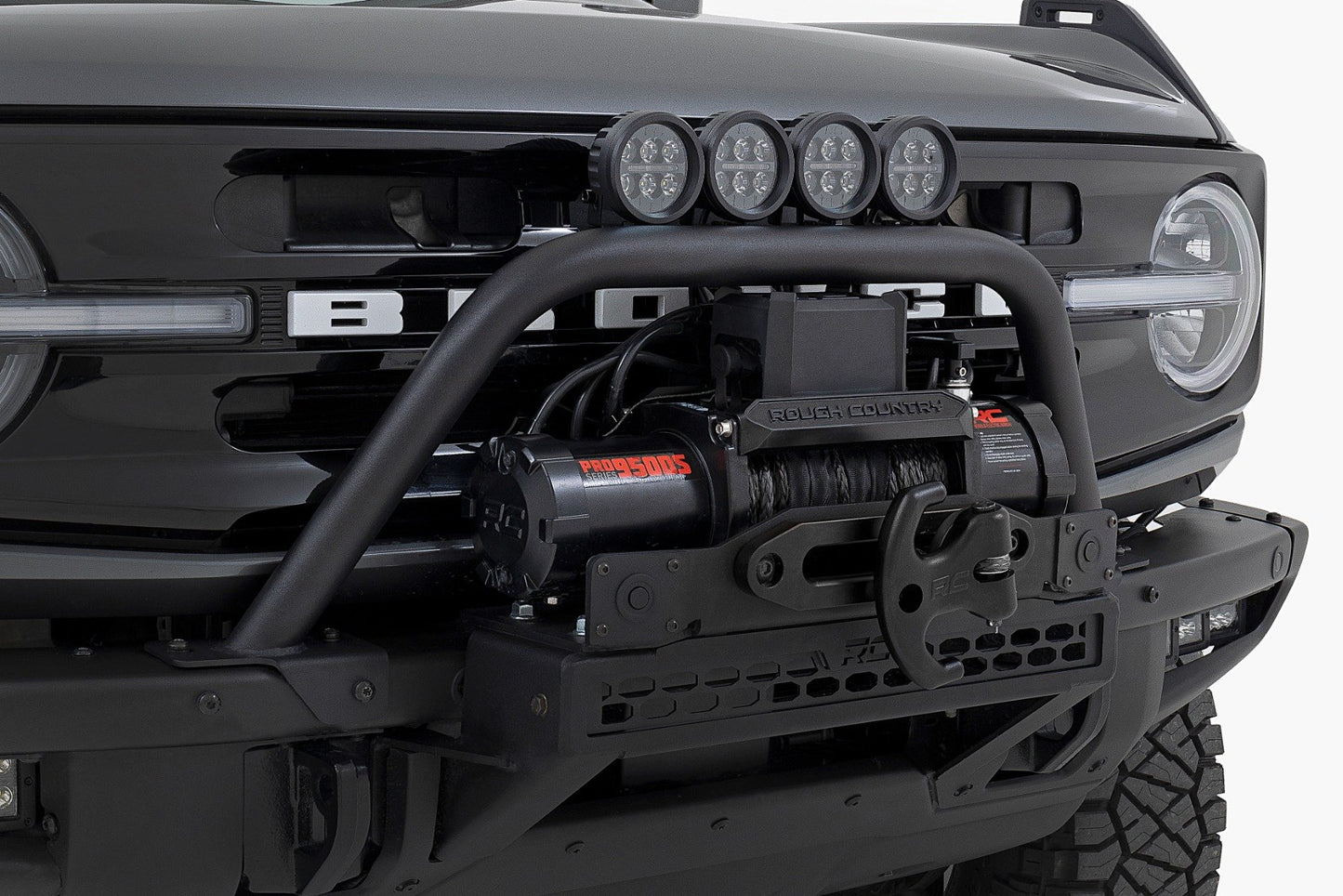 Safari Bar | 12" LED Light Bar | Black | Dual Row | OE Modular Steel | Ford Bronco (21-25)