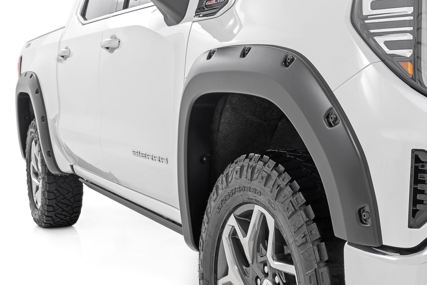 Pocket Fender Flares | GCI Carbon Black | GMC Sierra 1500 2WD/4WD (2019-2025 & Classic)