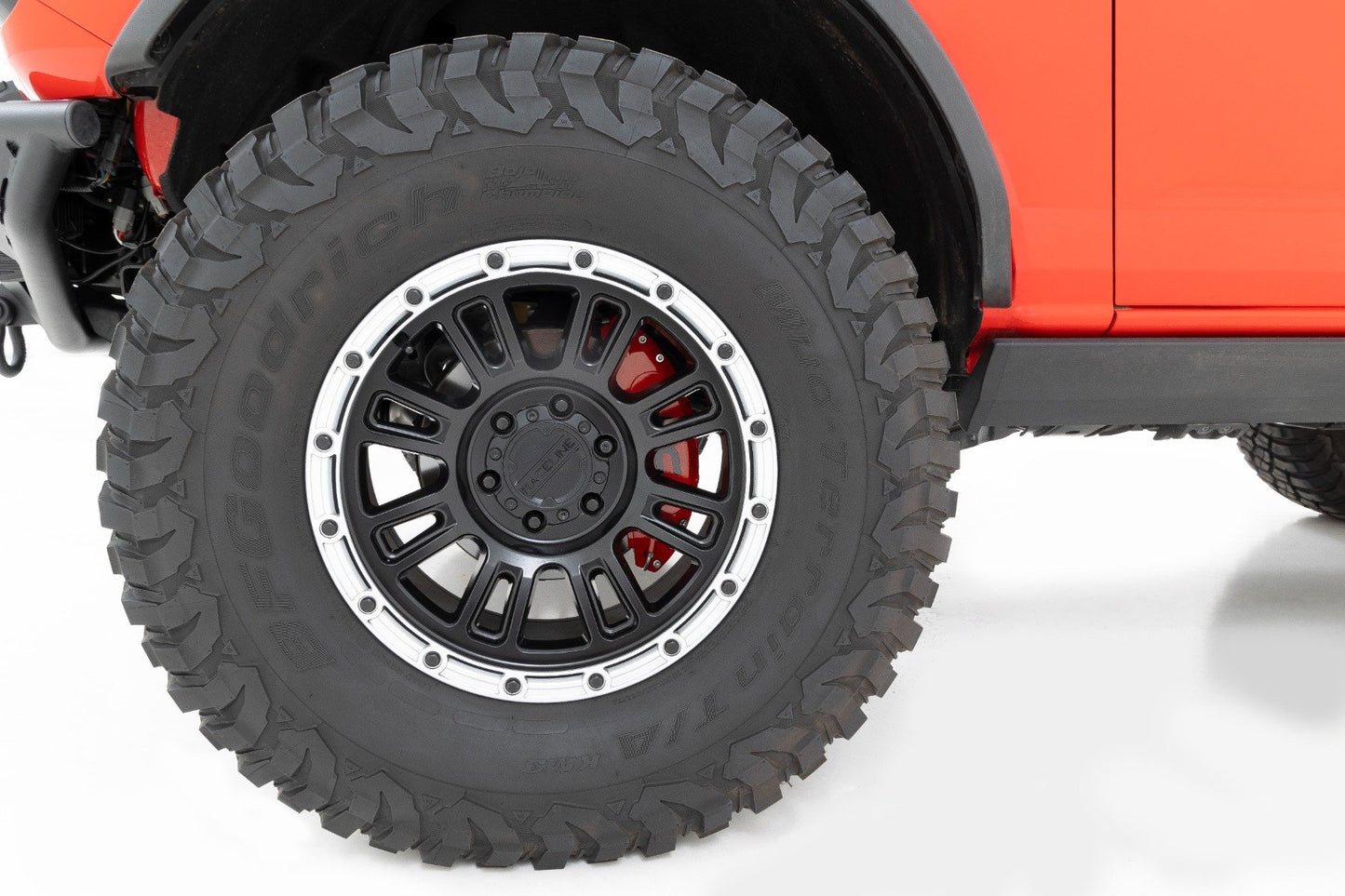 Caliper Covers | Front and Rear | Red | Ford Bronco 4WD (2021-2025)