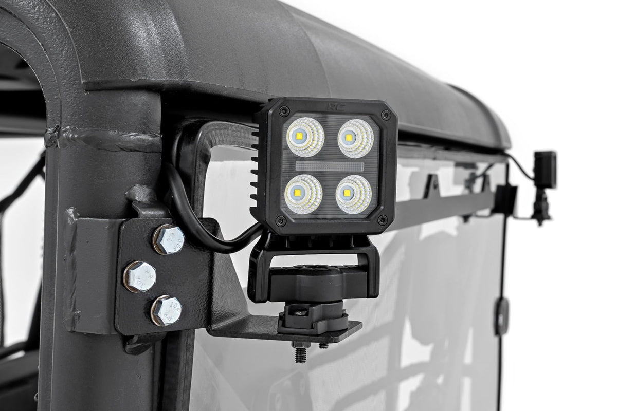 LED Light Kit | Rear Mount | 2" Black Pair | CFMOTO UFORCE 1000
