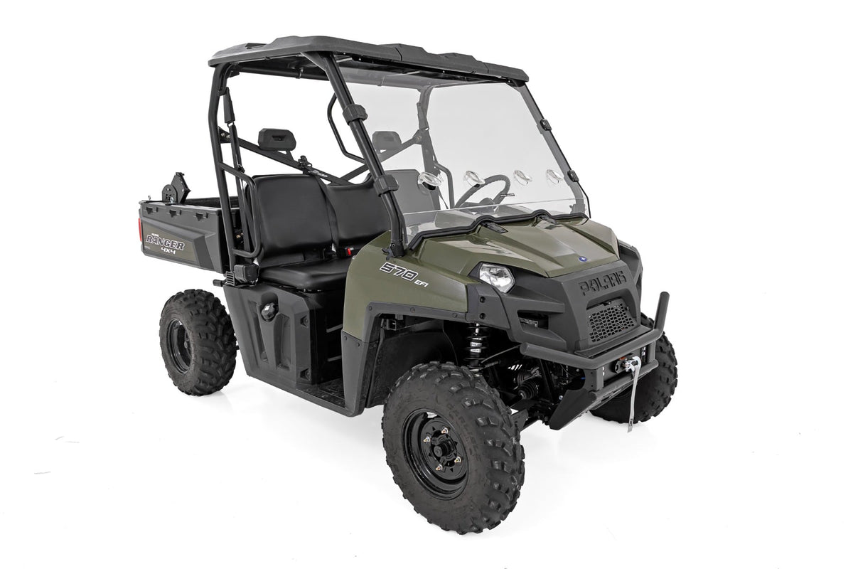Vented Full Windshield | Scratch Resistant | Polaris Ranger 570