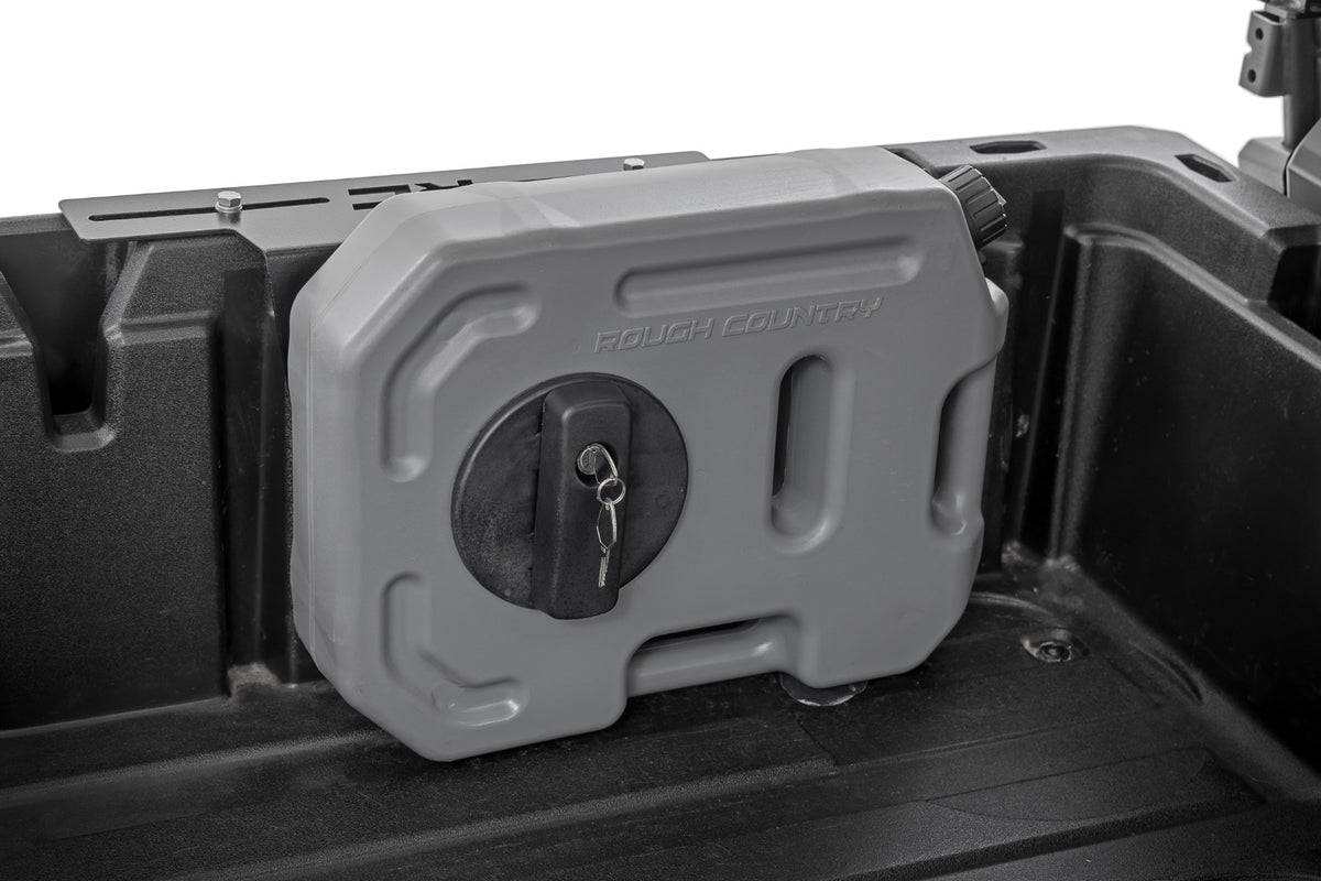 10L Fluid Container Bed Side Mount | Multiple Makes & Models (Polaris/Can-Am/CFMOTO)