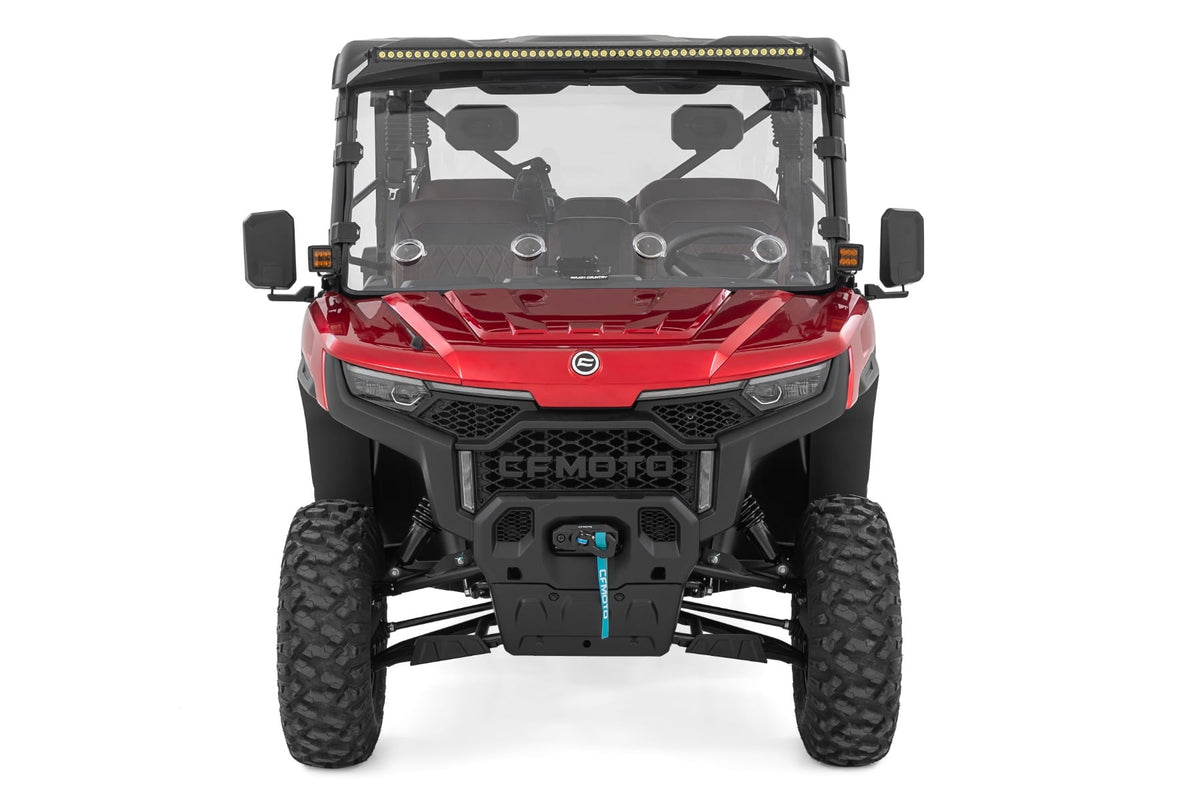 LED Light Mount | 50" Black Single Row | CFMOTO UFORCE U10 Pro