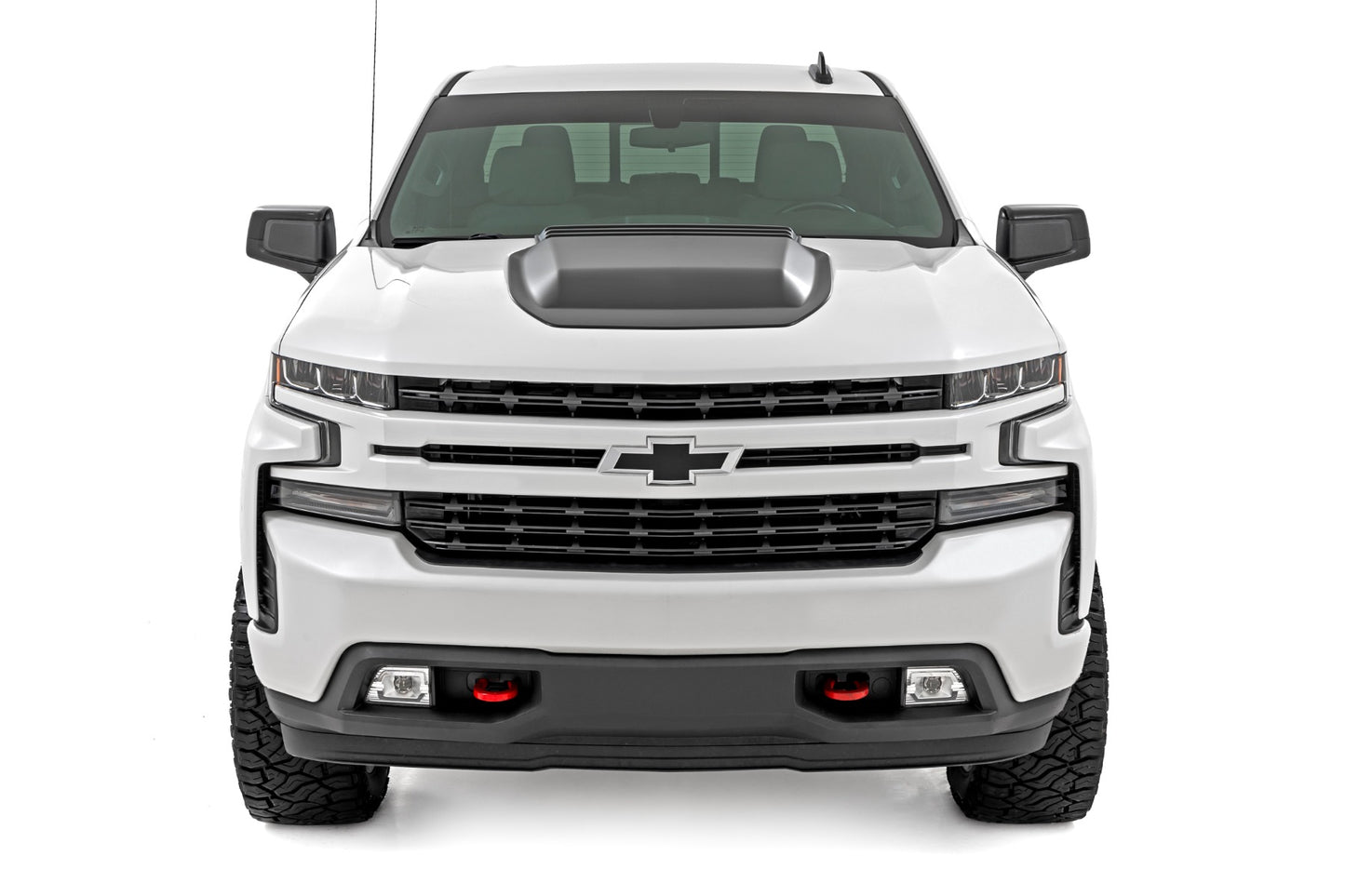 Hood Scoop | GLT Glacier Blue | Chevy Silverado 1500 2WD/4WD (2019-2025 & Classic)