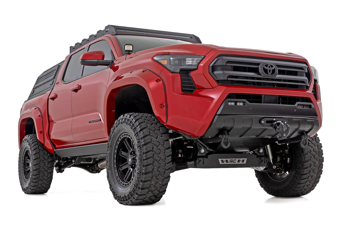 LED Fog Light Kit | 3x1.75 Inch Black Series Slim Aux | Yellow | Toyota Tacoma (24-26)